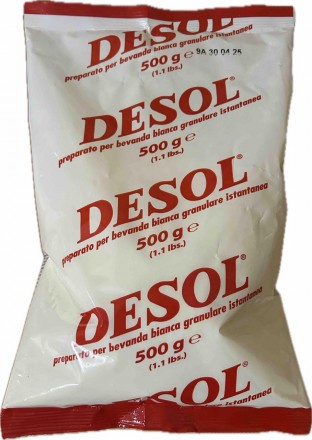Сухие сливки в гранулах Desol bevanda bianca 500 грамм - легко растворяются в во. . фото 2