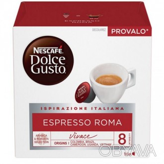Попробуйте Nescafe Dolce Gusto Espresso Roma (16 шт.) - молотые зерна в этой сме. . фото 1