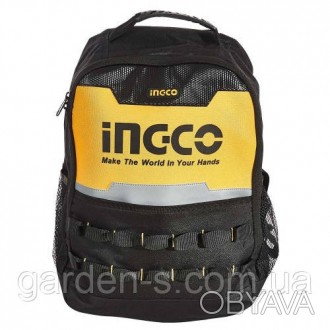 Рюкзак INGCO HBP0101 INDUSTRIAL призначений для розміщення й перенесення інструм. . фото 1