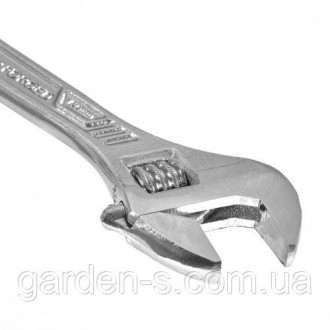 Ключ розвідний 150 мм (0-19 мм) INGCO має міцну конструкцію, широку ручку і зруч. . фото 3