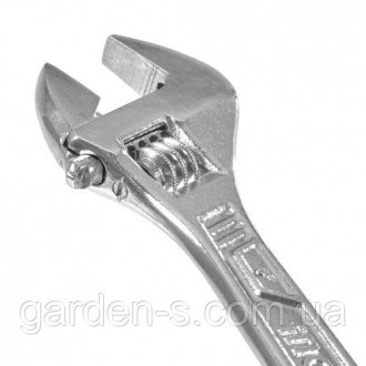 Ключ розвідний 150 мм (0-19 мм) INGCO має міцну конструкцію, широку ручку і зруч. . фото 4