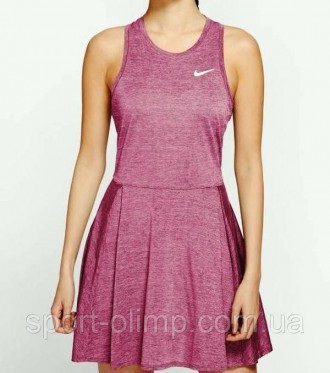 Теннисное платье Nike Court Advantage Dress из отводящего влагу мягкого эластичн. . фото 2