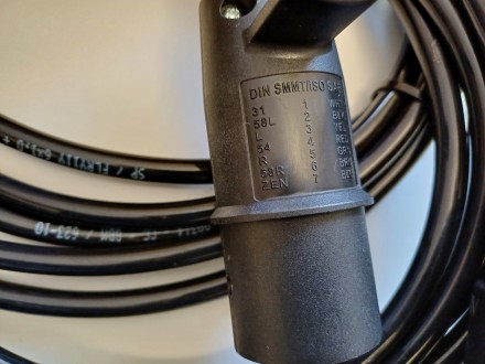 Електричний кабель адаптер причепа зі штекерами 15pin+7pin+7pin Typez N,\S. ADR\. . фото 9