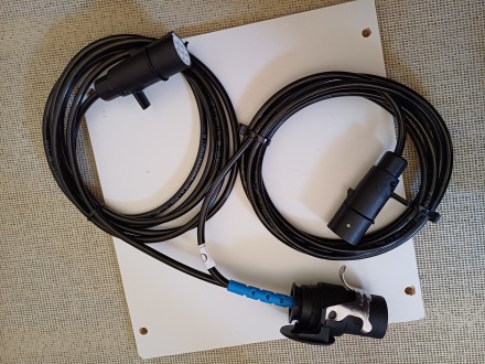 Електричний кабель адаптер причепа зі штекерами 15pin+7pin+7pin Typez N,\S. ADR\. . фото 4