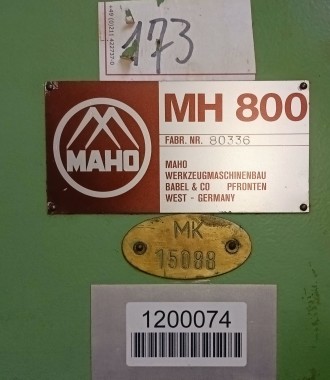 Станок універсально-фрезерний МАНО 800 з ЧПУ Heidenhain, покрокове числове прогр. . фото 5
