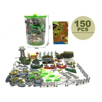 
Набор игрушечных солдатиков 150 элементов для мальчиков от 3 лет
Характеристики. . фото 3