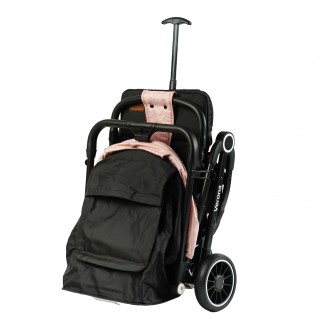 
Коляска прогулочная складная розовая "Коляска-чемодан JOY" для путешествий, пoм. . фото 7