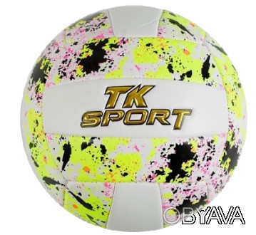 
Волейбольный мяч TK SPORT, 5-ый размер, 280-300 грамм, мягкий поливинилхлорид
М. . фото 1