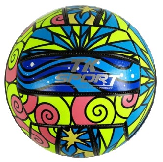 
Волейбольный мяч для зала TK SPORT, 5-ый размер, 280-300 грамм, мягкий поливини. . фото 4