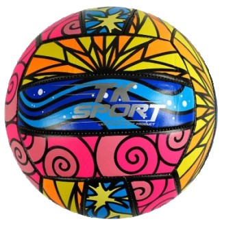 
Волейбольный мяч для зала TK SPORT, 5-ый размер, 280-300 грамм, мягкий поливини. . фото 3