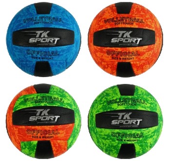 
Волейбольный мяч износостойкийTK SPORT, 5-ый размер, 280-300 грамм, мягкий поли. . фото 3