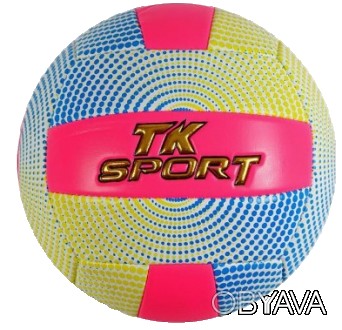 
Волейбольный мяч для зала TK SPORT, 5-ый размер, 280-300 грамм, мягкий поливини. . фото 1