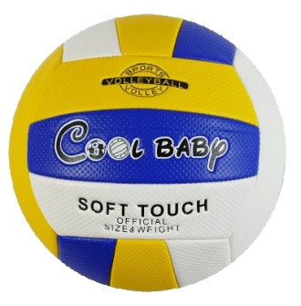 
Волейбольный мяч износостойкий TK SPORT, 5-ый размер, 280-300 грамм, мягкий пол. . фото 2
