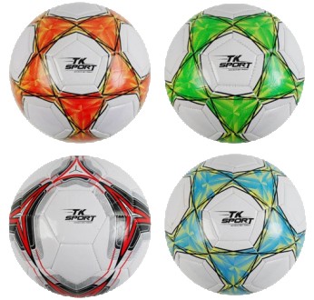 Футбольный мяч TK SPORT, 5 размер, поливинилхлорид, резиновый баллон
Мяч футболь. . фото 3