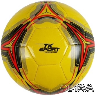 Футбольный мяч для начинающих TK SPORT, 5 размер, износоустойчивый