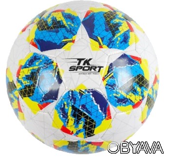 Футбольный мяч для начинающих TK SPORT, 5 размер, износоустойчивый
Мяч футбольны. . фото 1