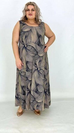 Літня легка повсякденна сукня-сарафан Астрід для великих розмірів
Представляємо . . фото 4