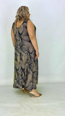 Летнее легкое повседневное платье-сарафан Астрид для больших размеров
Представля. . фото 8