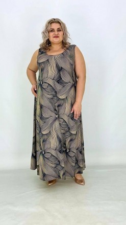 Літня легка повсякденна сукня-сарафан Астрід для великих розмірів
Представляємо . . фото 5