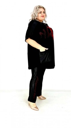Жіночий костюм Афіна-2 великого розміру
Шикарний костюм Афіна-2 є елегантною ком. . фото 7