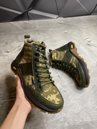Тактичні ботинки демісезонні мембрана до -5 +21  олива / піксель ММ14. Киев. фото 1