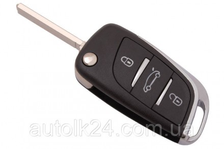 Корпус выкидного ключа (для переделки) 2 кнопки для Citroen лезвие HU83
Корпус п. . фото 4