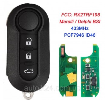 Выкидной ключ Fiat, Citroen, Peugeot 3 кнопки 433 Mhz, лезвие SIP22. Житомир. фото 1 Выкидной ключ Fiat, Citroen, Peugeot 3 кнопки 433 Mhz, лезвие SIP22. Житомир. фото 1