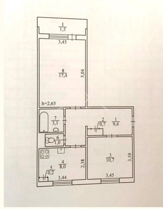 Продаж жилої 2-кімн квартири на Всебратському-2 (Макулан, Центр-Міський район), . Центрально-Міський. фото 19