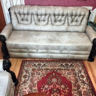 Продам мягкий гарнитур Ричмонд диван + 2 раскладных кресла. Обивка винилкожа ант. . фото 6