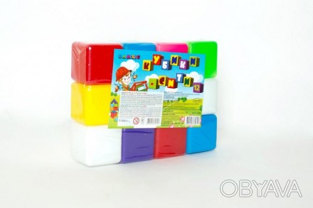 Дитяча іграшка кубики сіті 12шт 28 Бамсік (24*6*18см). . фото 1