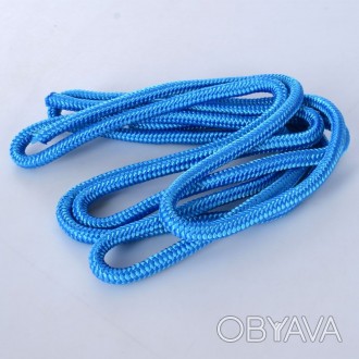 Спортивний інвентар MS 3339 мотузка для гімнастики 3м синій, кул., 19-8-4 см.. . фото 1