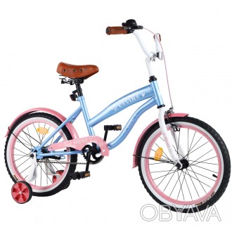 Велосипед детский 18" Tilly Cruiser T-21837 blue/pink розовый
Велосипед CRUISER . . фото 1