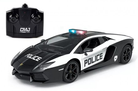 Машинка на радио Lamborghini Aventador Police KS Drive 114GLPCWB
 
Lamborghini A. . фото 2
