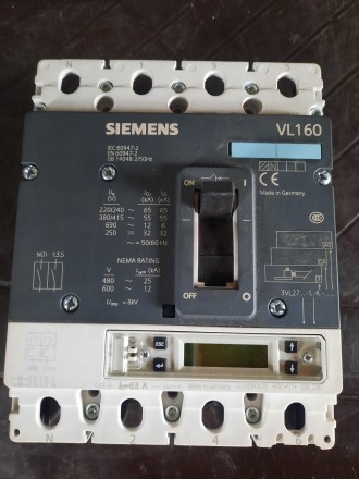Автоматический выключатель Siemens VL160, 250  (новый). . фото 2
