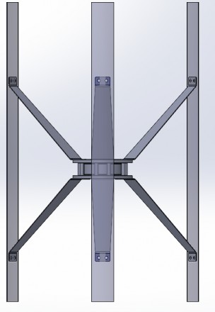 Вертикальный ветрогенератор 1 квт с вертикальным размещением ротора, который мож. . фото 4