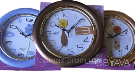 
Часы настенные Rikon 7951 26,5см
Характеристики:
	цвета: бкоричневый, золотой, . . фото 1