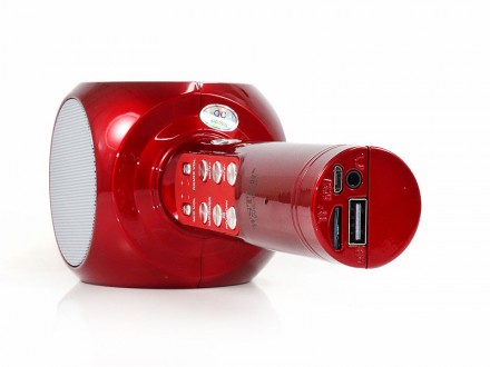 Микрофон караоке с подсветкой (цвета) WS1816 1 сорт 40шт 9575 Беспроводной ручно. . фото 4