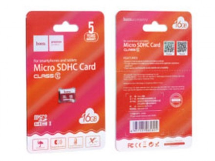 Карта памяти 16Гб Hoco TF Micro SDXC Высокоскоростная TF Card, карта памяти Micr. . фото 4
