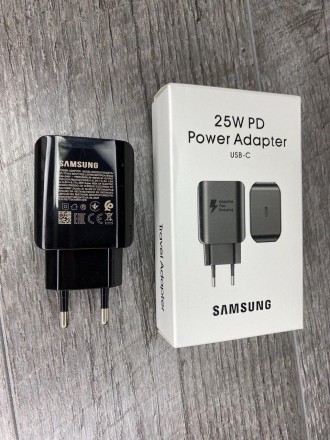 Сетевое зарядное устройство для Samsung USB-C 25W
Максимальная мощность зарядки . . фото 2