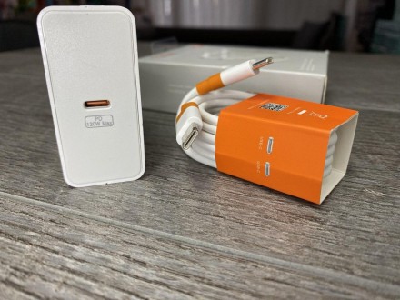 Турбо Зарядное Устройство для Xiaomi Mi GaN Charger 120W Max + Кабель Type C- Ty. . фото 7
