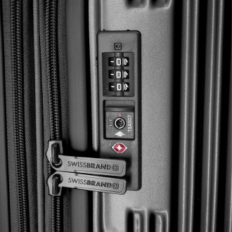 Зовнішній вигляд і досконалість кожної деталі валізи Swissbrand Hazel підкреслюю. . фото 6