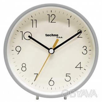 Безшумний настільний годинник Technoline Modell H Grey з можливістю кріплення на. . фото 1