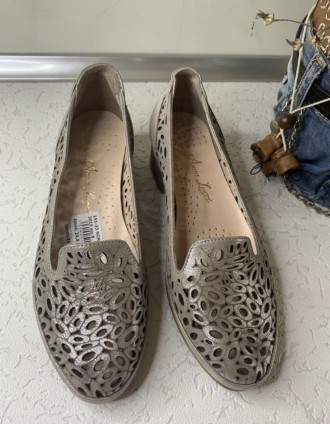 Туфли женские на небольшом каблуке (3,5 см) в красивом цвете темно-беж цвете, ос. . фото 2