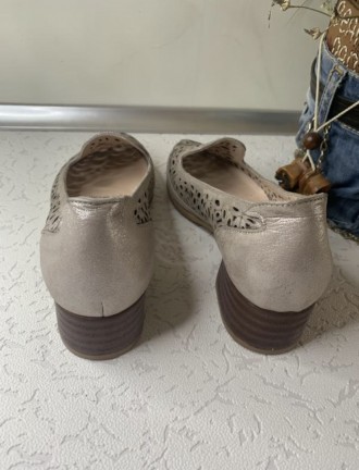 Туфли женские на небольшом каблуке (3,5 см) в красивом цвете темно-беж цвете, ос. . фото 4