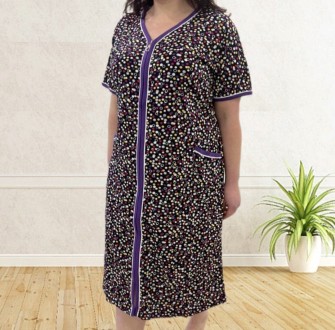 Купить Трикотажный халат женский-больших размеров
 Вам нужно купить женский трик. . фото 5