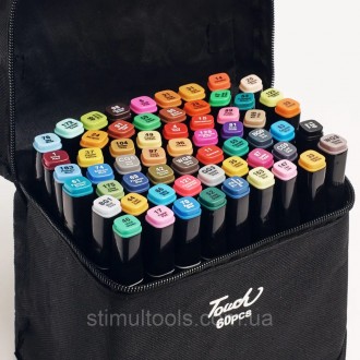  Описание:
Набор состоит из 60 двухсторонних маркеров разных цветов. Спиртовые м. . фото 4