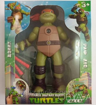 Игровая фигурка 0810B15 Герои Черепашки ниндзя TMNT 1 герой Микеланджело 15см, в