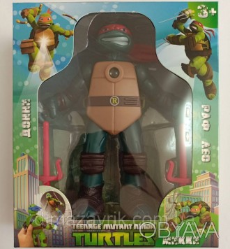Игровая фигурка 0810B15 Герои Черепашки ниндзя TMNT 1 герой Рафаэль 15см, встрое