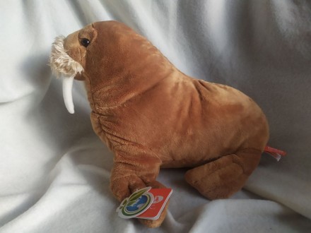 Реалістичний морж від Wild Republic. Розмір - 26 см Іграшка нова, без пошкоджень. . фото 2