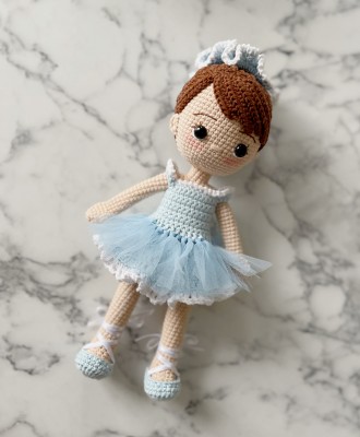 В′язана лялька балерина
Одяг знімається
Зв′язана з напівбавовни, о. . фото 4